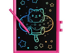 لوح رسم لوحي للكتابة بشاشة LCD من TEKFUN بشاشة مقاس 8.5 بوصة ، لوح كتابة ملون للرسم ، ألعاب هدايا للفتيات للأولاد من عمر 3 و 4 و 5 و 6 و 7 سنوات