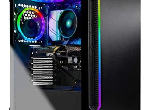 SkyTech Shadow 3.0 كمبيوتر ألعاب الكمبيوتر المكتبي - Ryzen 7 3700X 8-Core 3.6GHz ، RTX 3060 12GB ، 1 تيرابايت SSD ، 16GB DDR4 3000 ، مراوح RGB ، AC WiFi ، 600W Gold PSU ، Windows 10 Home 64-bit ، أسود