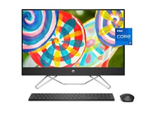 كمبيوتر حزمة HP All-in-One ، شاشة 27 بوصة فائقة الدقة بالكامل بالحافة الدقيقة ، معالج Intel Core i7 من الجيل الثاني عشر ، رسومات Intel Iris X ، ذاكرة وصول عشوائي 12 جيجابايت ، 256 جيجابايت SSD ، نظام تشغيل Windows 11 Pro ، Wi-Fi (27-cb1072 ، 2022)