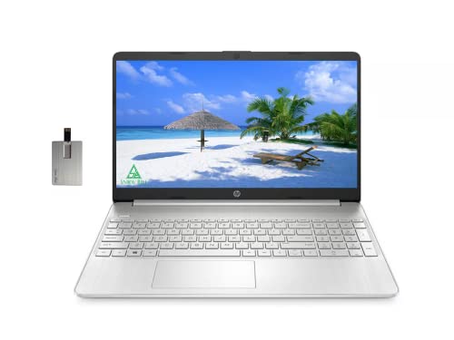 2022 HP 15.6 "HD BrightView Laptop، Intel Pentium Silver N5030 Processor، 8GB RAM، 256GB PCIe SSD، Intel HD Graphics 605، 720p HD Webcam، Stereo Speakers، Silver، Windows 11، 32GB USB Card 2022 HP 15.6 "HD BrightView Laptop، Intel Pentium Silver N5030 Processor، 8GB RAM، 256GB PCIe SSD، Intel HD Graphics 605، 720p HD Webcam، Stereo Speakers، Silver، Windows 11، 32GB USB Card