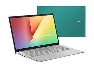 ASUS VivoBook S15 S533 كمبيوتر محمول رفيع وخفيف الوزن ، شاشة 15.6 بوصة عالية الدقة ، معالج Intel Core i5-1135G7 ، ذاكرة وصول عشوائي DDR4 سعة 8 جيجابايت ، محرك أقراص صلبة PCIe SSD بسعة 512 جيجابايت ، Wi-Fi 6 ، Windows 10 Home ، Gaia Green ، S533EA-DH51-GN