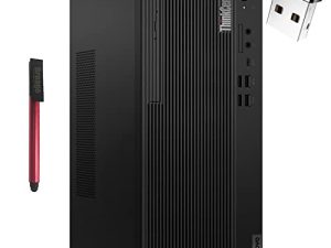 كمبيوتر سطح المكتب Lenovo ThinkCentre M70t Business Tower ، Intel Hexa-Core i5-10400 (Beat i7-8700) ، ذاكرة وصول عشوائي DDR4 سعة 16 جيجابايت ، 512 جيجابايت PCIe SSD ، DVDRW ، النوع- C ، محول USB WiFi ، Windows 10 Pro ، محرك فلاش 64 جيجابايت