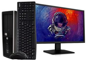 كمبيوتر سطح المكتب HP Elite | إنتل رباعي النواة i5 | 8 جيجا رام | هارد ديسك 1 تيرا بايت | شاشة LCD مقاس 24 بوصة (1080 بكسل HDMI) | لوحة مفاتيح وماوس لاسلكي | واي فاي + بلوتوث | Windows 10 (مجدد)