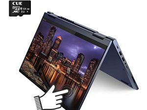 Lenovo 2023 Newst ThinkPad C 13 Yoga Chromebook 13.3 Inch FHD Touchscreen 2in1 Laptop ، AMD Athlon Gold 3150C حتى 3.3 جيجا هرتز ، 4 جيجا بايت رام ، 96 جيجا بايت تخزين ، لوحة مفاتيح بإضاءة خلفية ، بصمة ، كروم OS ، أزرق