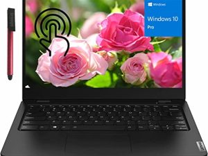 Lenovo 14 بوصة FHD تعمل باللمس Windows 10 Pro Business Laptop ، معالج AMD A6-9220C حتى 2.7 جيجا هرتز ، 4 جيجا بايت DDR4 RAM ، 64 جيجا بايت eMMC ، Bluetooth 5.0 ، WiFi ، Type-C ، كاميرا ويب ، HDMI ، محرك فلاش Broag 64 جيجا
