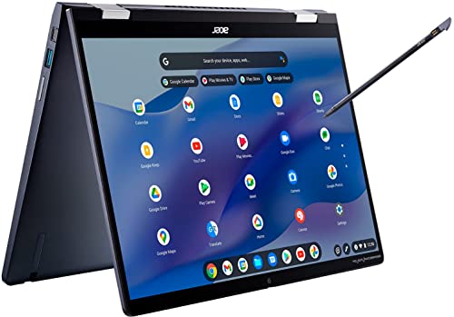 ايسر - Chromebook Spin 714 لاب توب - شاشة لمس 14.0 بوصة 2 في 1 - انتل Evo Core i5 - 8 جيجا بايت - SSD 256 جيجا - زجاج غوريلا ازرق مع قلم تابلت مدمج ايسر - Chromebook Spin 714 لاب توب - شاشة لمس 14.0 بوصة 2 في 1 - انتل Evo Core i5 - 8 جيجا بايت - SSD 256 جيجا - زجاج غوريلا ازرق مع قلم تابلت مدمج