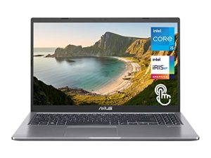 2022 أحدث كمبيوتر محمول ASUS Vivobook 15 ، شاشة لمس 15.6 بوصة Full HD 1080P ، معالج Intel Core i5-1135G7 ، ذاكرة وصول عشوائي 20 جيجابايت ، 512 جيجابايت PCIe SSD ، لوحة مفاتيح بإضاءة خلفية ، كاميرا ويب ، HDMI ، WiFi 5 ، Windows 11 Home ، رمادي أردوازي