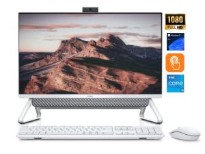 كمبيوتر مكتبي ديل انسبيرون 5400 الكل في واحد للأعمال ، شاشة لمس FHD 23.8 ، انتل كور i5-1135G7 ، ويندوز 11 برو ، 20 جيجا رام ، 512 جيجا اس اس دي + 1 تيرابايت اتش دي دي ، واي فاي 6 ، اتش دي ام اي ، RJ-45 ، انتل ايريس اكس اي جرافيكس