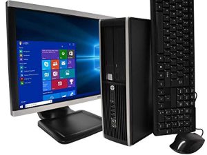 كمبيوتر مكتبي HP Elite للكمبيوتر المكتبي Intel Core i5 3.1-GHz و 8 gb Ram و 1 TB Hard Drive و DVDRW وشاشة LCD مقاس 19 بوصة ولوحة مفاتيح وماوس وواي فاي لاسلكي و Windows 10 (تم تجديده)