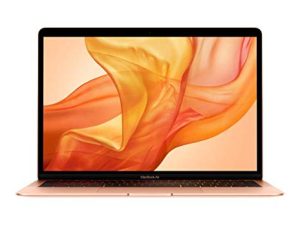 جهاز Apple MacBook Air ، منتصف 2019 ، مع معالج Intel Core i5 ثنائي النواة بسرعة 1.2 جيجاهرتز (13 بوصة ، وذاكرة وصول عشوائي 8 جيجابايت ، و 256 جيجابايت) ذهبي (متجدد)