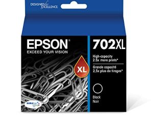 خرطوشة الحبر الأسود عالية السعة EPSON T702 DURABrite Ultra (T702XL120-S) لطابعات Epson WorkForce Pro المحددة
