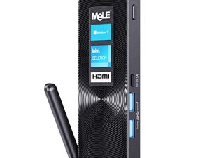MeLE PCG02 جهاز كمبيوتر مكتبي صغير بدون مروحة بدون مروحة يعمل بنظام Windows 11 Pro J4125 8GB 128GB HDMI Compute Stick ، يدعم PXE Unlocked Bios ، Micro PC Auto Power on Industry IoT Media Business Office Linux