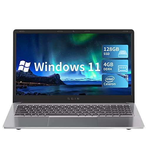 لاب توب SGIN 15.6 بوصة ، 4 جيجابايت DDR4 128 جيجابايت SSD Windows 11 أجهزة الكمبيوتر المحمولة مع Intel Celeron N4020C (حتى 2.8 جيجاهرتز) ، Intel UHD Graphics 600 ، Mini HDMI ، WiFi ، كاميرا ويب ، USB3.0 ، Bluetooth 4.2 لاب توب SGIN 15.6 بوصة ، 4 جيجابايت DDR4 128 جيجابايت SSD Windows 11 أجهزة الكمبيوتر المحمولة مع Intel Celeron N4020C (حتى 2.8 جيجاهرتز) ، Intel UHD Graphics 600 ، Mini HDMI ، WiFi ، كاميرا ويب ، USB3.0 ، Bluetooth 4.2