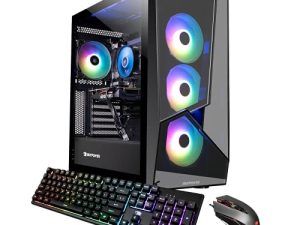 iBUYPOWER Starter PC Desktop SlateMR 240i (Intel i3-10105F 3.7 جيجا هرتز ، NVIDIA GeForce GT 1030 2 جيجا بايت ، 8 جيجا بايت DDR4 ، 480 جيجا بايت SSD ، WiFi جاهز ، Windows 11 Home)