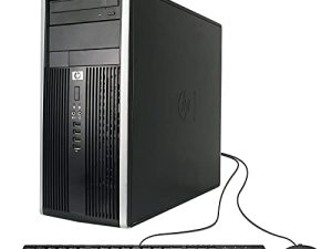سطح المكتب HP Elite 8300 Tower (Intel Quad Core i5 3.20GHz و 16GB RAM و 2TB HDD و 120GB SSD و Windows 10 Professional و WiFi و HDMI و Bluetooth) (تم تجديده)