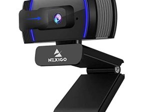 كاميرا ويب NexiGo N930AF مع ميكروفون لسطح المكتب ، ضبط تلقائي للصورة ، كاميرا ويب للكمبيوتر المحمول ، كاميرا كمبيوتر ، كاميرا ويب USB عالية الدقة 1080 بكسل ، متوافقة مع Zoom / Skype / Teams / Webex
