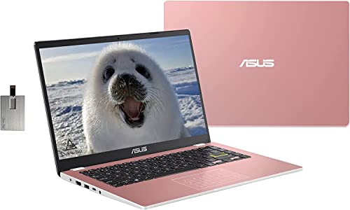 ASUS 2022 14 "HD لاب توب ، معالج Intel Celeron N4020 ، ذاكرة وصول عشوائي 4 جيجابايت ، 64 جيجابايت eMMC ، كاميرا ويب ، بطاقة رسومات Intel HD 500 ، بلوتوث ، Windows 11 S ، ذهبي وردي ، 32 جيجابايت بطاقة SnowBell USB ASUS 2022 14 "HD لاب توب ، معالج Intel Celeron N4020 ، ذاكرة وصول عشوائي 4 جيجابايت ، 64 جيجابايت eMMC ، كاميرا ويب ، بطاقة رسومات Intel HD 500 ، بلوتوث ، Windows 11 S ، ذهبي وردي ، 32 جيجابايت بطاقة SnowBell USB