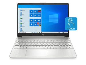 لاب توب اتش بي بشاشة 15 بوصة تعمل باللمس ، AMD Ryzen 3 3250U ، 8 جيجا بايت رام ، 256 جيجا بايت SSD ، Windows 10 Home in S Mode (15-ef1020nr ، فضي طبيعي)