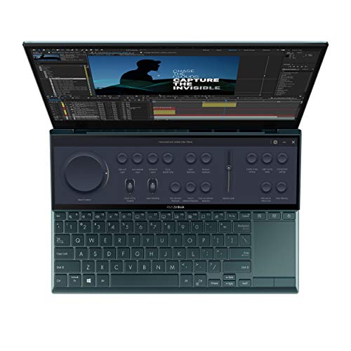 ASUS ZenBook Duo 14 UX482 14 ”FHD Touch Display، Intel Evo Platform، Core i5-1155G7، 8GB RAM، 512GB PCIe SSD، ScreenPad Plus، Windows 10 Home، Wifi 6E، Celestial Blue، UX482EAR-EB51T ASUS ZenBook Duo 14 UX482 14 ”FHD Touch Display، Intel Evo Platform، Core i5-1155G7، 8GB RAM، 512GB PCIe SSD، ScreenPad Plus، Windows 10 Home، Wifi 6E، Celestial Blue، UX482EAR-EB51T