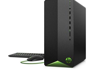 كمبيوتر مكتبي HP Pavilion للألعاب ، معالج Intel Core i5-10400F من الجيل العاشر ، بطاقة رسومات NVIDIA GeForce RTX 2060 ، ذاكرة وصول عشوائي 16 جيجابايت ، 512 جيجابايت SSD ، Windows 11 Home (TG01-1260 ، Shadow Black)