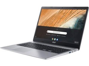 Acer Chromebook 315 ، Intel Celeron N4000 ، شاشة لمس 15.6 بوصة عالية الدقة IPS ، 4 جيجابايت LPDDR4 ، 32 جيجابايت eMMC ، Gigabit WiFi ، Google Chrome ، CB315-3HT-C296