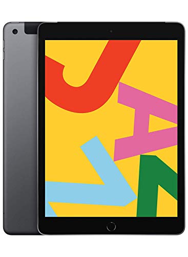 2019 Apple iPad 7th Gen (10.2 inch، Wi-Fi + Cellular، 128GB) Space Grey (مجدد) 2019 Apple iPad 7th Gen (10.2 inch، Wi-Fi + Cellular، 128GB) Space Grey (مجدد)