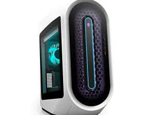 جهاز كمبيوتر Alienware Aurora R13 للألعاب - انتل كور i7-12700KF ، 16 جيجا بايت DDR5 رام ، 1 تيرا بايت SSD + 1 تيرا بايت HDD ، NVIDIA GeForce RTX 3070 Ti 8 جيجا بايت GDDR6 ، تبريد سائل ، Windows 11 Home - أبيض