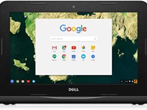Dell Chromebook 11 - 3180 Intel Celeron N3060 X2 1.6 جيجاهرتز 4 جيجابايت 16 جيجابايت ، أسود (مجدد)