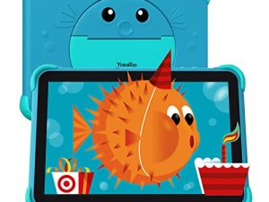 جهاز لوحي للأطفال يعمل بنظام Android اللوحي للأطفال مقاس 10 بوصات مع جراب متضمن جهاز لوحي للأطفال الصغار مزود بخاصية WiFi Android 11.0 وكاميرا مزدوجة IPS وشاشة تعمل باللمس التحكم الأبوي 2GB 32GB YouTube Netflix متجر Google Play
