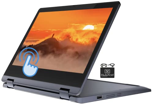 2022 Flagship Lenovo Spin X360 2-in-1 Convertible Chromebook Laptop، 11.6 "HD Touch Screen، Hexa-Core MediaTek MT8183 Processor، 4GB RAM، 64GB eMMC، Wi-Fi 5، 10+ Hours، Chrome OS + HubxcelAccessory 2022 Flagship Lenovo Spin X360 2-in-1 Convertible Chromebook Laptop، 11.6 "HD Touch Screen، Hexa-Core MediaTek MT8183 Processor، 4GB RAM، 64GB eMMC، Wi-Fi 5، 10+ Hours، Chrome OS + HubxcelAccessory