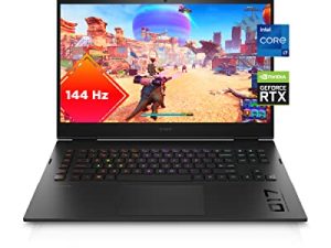 لاب توب اتش بي اومن 17 بوصة ، انتل كور i7-12700H ، نفيديا جي فورس ار تي اكس 3060 ، 16 جيجا رام ، 512 جيجا اس اس دي ، ويندوز 11 هوم (17-ck1010nr ، شادو بلاك الومنيوم)