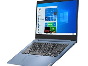 لاب توب Lenovo IdeaPad 1 14 ، شاشة عالية الدقة 14.0 بوصة ، Intel Celeron N4020 ، ذاكرة وصول عشوائي 4 جيجابايت ، تخزين 64 جيجابايت ، بطاقة رسومات Intel UHD 600 ، نظام Win 10 في وضع S ، أزرق ثلجي