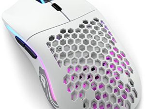 Glorious Gaming - ماوس ألعاب لاسلكي موديل O - ماوس RGB مع أضواء 69 جم ماوس Superlight Mouse (ماوس أبيض غير لامع)
