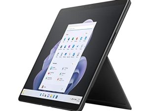Microsoft Surface Pro 9 (2022) ، كمبيوتر لوحي ولابتوب 2 في 1 مقاس 13 بوصة ، نحيف وخفيف الوزن ، معالج Intel 12th Gen i5 السريع متعدد المهام ، ذاكرة وصول عشوائي (RAM) سعة 8 جيجابايت ، سعة تخزين 256 جيجابايت مع نظام التشغيل Windows 11 ، جرافيت