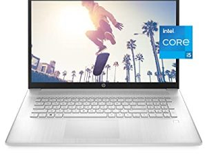 كمبيوتر محمول HP 17 ، الجيل الحادي عشر Intel Core i5-1135G7 ، 8 جيجا بايت رام ، 512 جيجا بايت SSD ، 17.3 بوصة Full HD IPS Display ، Windows 10 Home ، شاشة مضادة للتوهج ، عمر بطارية طويل ، كاميرا ويب وميكروفونات (17 -cn0020nr ، 2021)