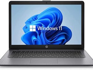 أحدث كمبيوتر محمول HP 14 بوصة عالي الدقة ، Windows 11 ، معالج Intel Celeron ثنائي النواة يصل إلى 2.60 جيجاهرتز ، 4 جيجابايت رام ، 64 جيجابايت SSD ، كاميرا ويب ، Dale Pink (تم تجديده) (Dale Black)