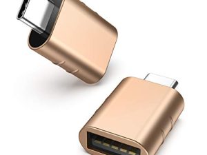 محول Syntech USB C إلى USB [عبوتان] محول USB C ذكر إلى USB3 أنثى متوافق مع iMac 2021 iPad Mini / Pro 2021 MacBook Pro 2020 MacBook Air 2020 والأجهزة الأخرى من النوع C