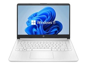 أحدث كمبيوتر محمول HP 14 بوصة عالي الدقة ، Windows 11 ، معالج Intel Celeron ثنائي النواة يصل إلى 2.60 جيجاهرتز ، 4 جيجابايت رام ، 64 جيجابايت SSD ، كاميرا ويب (مجددة)