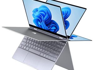 Bmax Y13 13.3 "كمبيوتر محمول 2 في 1 قابل للتحويل ، شاشة لمس FHD (1920 x 1080) ، 8GB DDR4 ، 256GB SSD ، Intel Quad Core N4120 ، WiFi ، Bluetooth ، USB-C ، Windows 10 ، جسم معدني رقيق وخفيف بالكامل