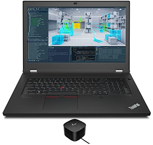 Lenovo ThinkPad P17 Gen 2 Home & Business Laptop (Intel i7-11800H 8-Core، 128GB RAM، 2x8TB PCIe SSD RAID 1 (8TB)، RTX A2000، 17.3 "60Hz Full HD (1920x1080)، Win 11 Pro) مع 120W G4 Dock Lenovo ThinkPad P17 Gen 2 Home & Business Laptop (Intel i7-11800H 8-Core، 128GB RAM، 2x8TB PCIe SSD RAID 1 (8TB)، RTX A2000، 17.3 "60Hz Full HD (1920x1080)، Win 11 Pro) مع 120W G4 Dock