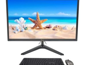 كمبيوتر مكتبي لينوفو الكل في واحد صغير الحجم ، معالج Intel Pentium J3710 ، ذاكرة وصول عشوائي (RAM) سعة 8 جيجابايت ، SSD 256 جيجابايت ، شاشة FHD 22 بوصة جديدة ، لوحة مفاتيح وماوس لاسلكي ، واي فاي / بلوتوث ، Windows 10 (مجدد)
