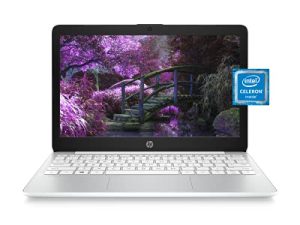 كمبيوتر محمول HP Stream 11 ، Intel Celeron N4020 ، ذاكرة وصول عشوائي سعتها 4 جيجابايت ، سعة تخزين 64 جيجابايت ، شاشة 11.6 بوصة عالية الدقة مضادة للتوهج ، Windows 11 ، عمر بطارية طويل ، نحيف ومحمول ، يتضمن Microsoft 365 (11-ak0040nr ، 2021 Diamond White)