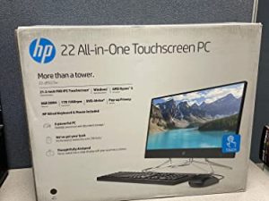 HP 22-DF AMD Ryzen 3 3250U 8GB 1TB HDD 21.5 بوصة Full HD شاشة تعمل باللمس الكل في واحد الكمبيوتر