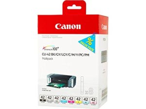 حبر Canon CLI-42 8 PK Value Pack ، 8 عبوات متوافقة مع PIXMA PRO-100