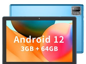 كمبيوتر لوحي 10 بوصة يعمل بنظام Android 12 ، وتابلت VOLENTEX مع ذاكرة وصول عشوائي (RAM) 3 جيجا بايت ، وذاكرة قراءة فقط (64 جيجا بايت) ، 512 جيجا بايت توسيع ، ومعالج رباعي النواة ، وواي فاي 6 ، وشاشة IPS عالية الدقة 10.1 بوصة ، وبطارية 6000 مللي أمبير ، وكاميرا 2 ميجا بكسل + 8 ميجا بكسل ، من النوع C
