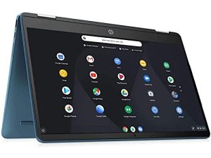 HP X360 Chromebook ، شاشة 14 بوصة قابلة للتحويل 2 في 1 تعمل باللمس ، معالج Intel Celeron N4020 حتى 2.80 جيجاهرتز (4 جيجابايت رام 64 جيجابايت SSD ، كاميرا ويب ، نظام تشغيل كروم) (تم تجديده)