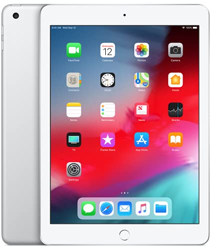 Apple 9.7in iPad (أوائل 2018 ، 32 جيجابايت ، Wi-Fi فقط ، فضي) MR7G2LL / A (مجدد) Apple 9.7in iPad (أوائل 2018 ، 32 جيجابايت ، Wi-Fi فقط ، فضي) MR7G2LL / A (مجدد)