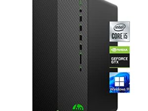 كمبيوتر مكتبي HP Pavilion للألعاب ، معالج Intel Core i5-10400F من الجيل العاشر ، بطاقة رسومات NVIDIA GeForce GTX 1650 ، ذاكرة وصول عشوائي 8 جيجا بايت ، 256 جيجا بايت SSD ، Windows 11 Home (TG01-1120 ، Shadow Black)