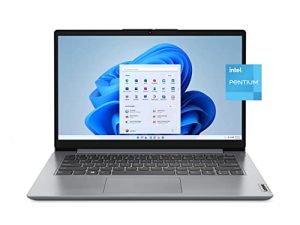 لاب توب Lenovo Ideapad 14.0 بوصة عالي الدقة ، معالج Intel Pentium N5030 رباعي النواة ، ذاكرة وصول عشوائي 4 جيجابايت ، واي فاي ، كاميرا ويب ، بلوتوث ، HDMI ، Microsoft 365 لمدة عام واحد ، نافذة 11 في الوضع S ، ملحقات Z&O (رمادي كلاود | 1 تيرابايت NVMe)