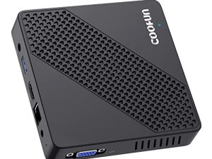 N40 Mini PC بدون مروحة سيليرون N4020 (حتى 2.8 جيجاهرتز) مع Windows 10 4GB DDR4 / 64GB eMMC أجهزة كمبيوتر صغيرة HDMI 2.0 ومنفذ VGA 2.4 / 5.8G WiFi BT4.2 3xUSB3.0 يدعم Linux و NGFF 2242 SSD Auto Power On Tiny PC